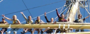 Youths Aloft the STS Leeuwin II