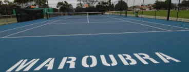 Our brand new hard court