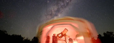 Our M14 Dome under the galactic arm