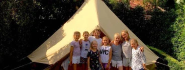 Girls Glamping Parties