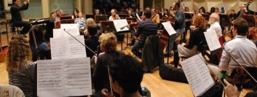 Sydney Lyric Orchestra in rehearsal for the Paris Opera Ballet