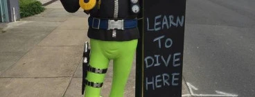 Look for the friendly diver at 117 Highbury Road Burwood
