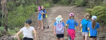 Junior Guides bushwalking
