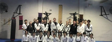Group shot after advanced training session