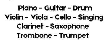 MUSIC LESSONS