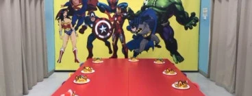 Superheroes Party Room
