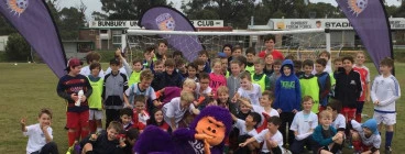 Perth Glory Soccer School held at Bunbury United Juky 2016
