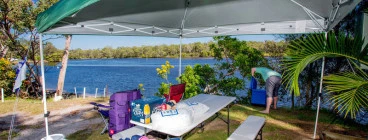 Camp and escape the world  catch a fish from your site
