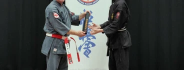 Black Belt presentation for Okinawan Kobudo
