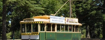 A traditional Ballarat tram
