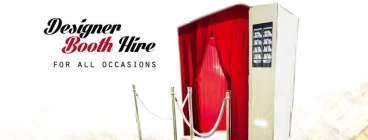 white photo booth