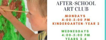 Term One After School Art Clubs