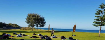 Beach Yoga at South Beach, South Fremantle
