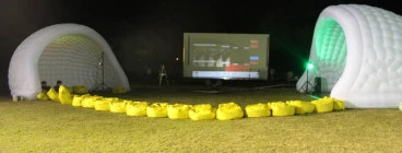 Marquees, Outdoor Movies and bean bags
