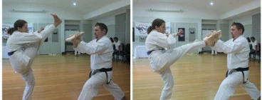 Board Break - Axe Kick.