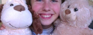 Talia With Her Favourite BearHugs