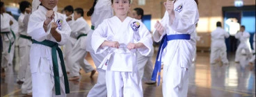First Taekwondo female junior class members
