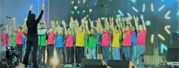 OBV Singers performing at Elizabeth Quay