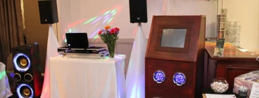 Our DJ setup and Jukebox
