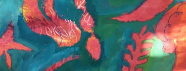 warm coloured textured background with cool coloured overlay