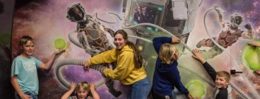 Immersive 3D VR Escape Room fun for the whole family.  Smell the action, and feel the cool wind as all your senses are engaged!