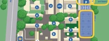 Tennis Court Location and Parking