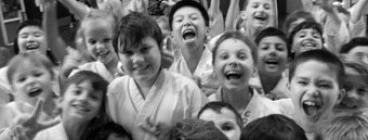 Karate kids are happy kids