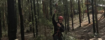 Zip line fun!