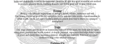 Class Descriptions