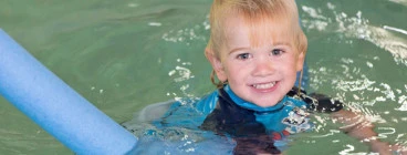 Swimming is fun