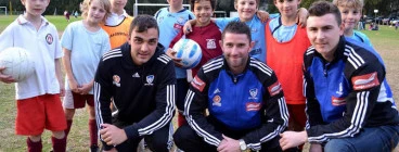 Sydney FC visiting Manly Vale FC juniors!