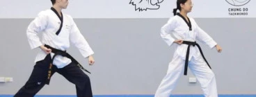 Taekwondo training