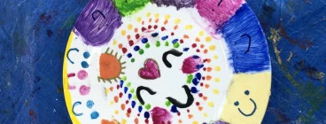 Plate painting
