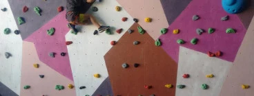 Our traverse wall allows climbers to focus on their technique off rope