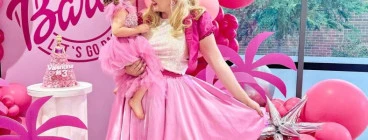 Barbie party with face painting