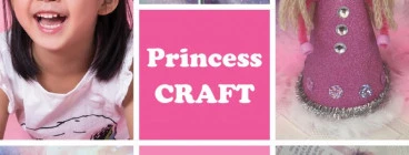 Use a variety of materials and techniques to make lovely Princess crafts included in the popular Princess Craft Box
