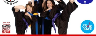 Martial arts, self defence, fitness and fun for kids 8+, teens and adults.