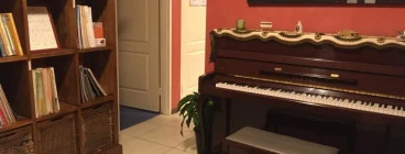My piano lesson room