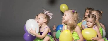 Tiny tot classes explore, dance with imagination and fun.
