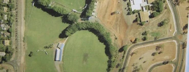 Tracy Village sporting grounds, fully equiped for baseball, aussie rules football and cricket.