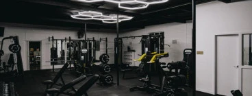Fully equipped gym area