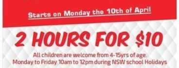 Holiday Gym: 2hrs for $10!!!