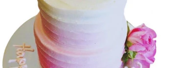 2-Tier Ombre Cake with Buttercream Icing, My Little Cupcake Neutral Bay