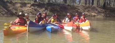 CANOEING TOURS The Goulburn is ideal for canoeing, camping, bush walking and fishing. Between Shepparton and Echuca (the setting for our canoe adventures!) it flows through remote pristine bushland, in the southern region of huge Barmah Forest. Camp at ou