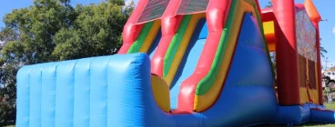 emoji giant double slide castle