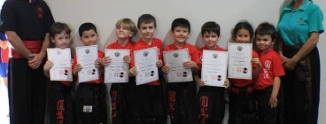Mini Mantis (ages 4-6) after their gradings