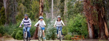 Cycling around Marysville.
