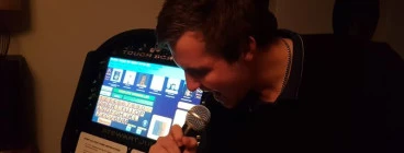 Karaoke system in action