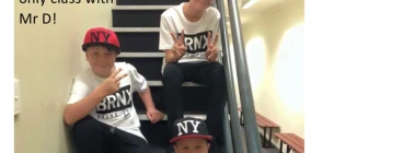 Boys only hiphop class On Friday evening.