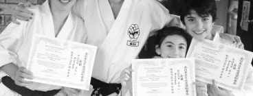 Jessica Sensei with proud students